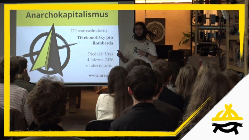 Obrázek epizody Anarchokapitalismus: Tři ekonoříšky pro Rothbarda