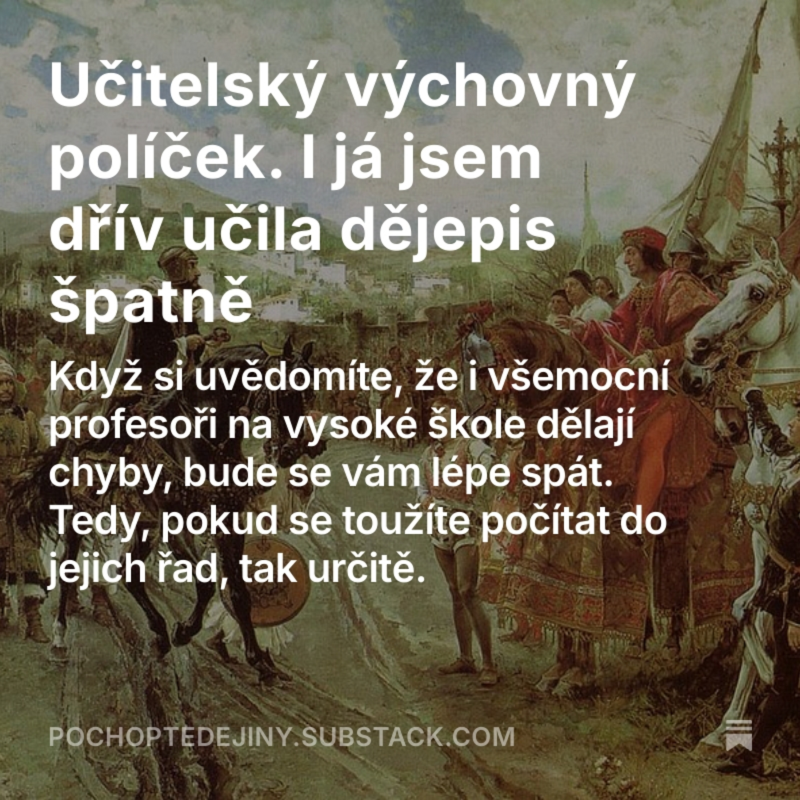 Obrázek epizody Učitelský výchovný políček. Jaké dějiny skutečně potřebujeme?