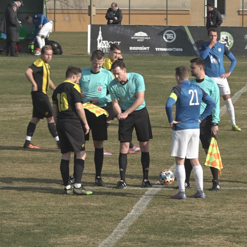 Obrázek epizody A-mužstvo Fotbalového klubu Baník Most-Souš se poprvé v jarní části soutěže představilo domácím fanouškům.