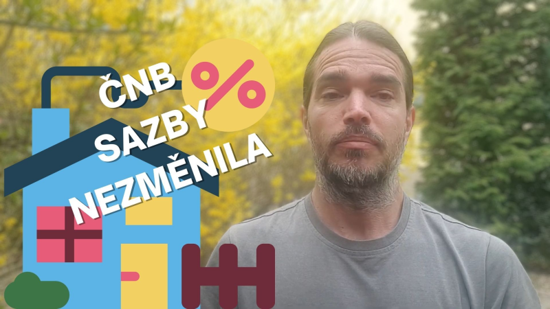 Obrázek epizody ČNB sazby nezměnila… co bude s hypotékami?