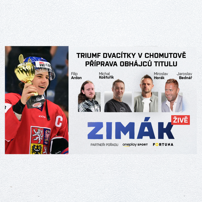 Obrázek epizody Zimák ŽIVĚ | Král má šanci na ZOH, ale musí i bránit. Bude Jágrovi stačit čtvrtá lajna?