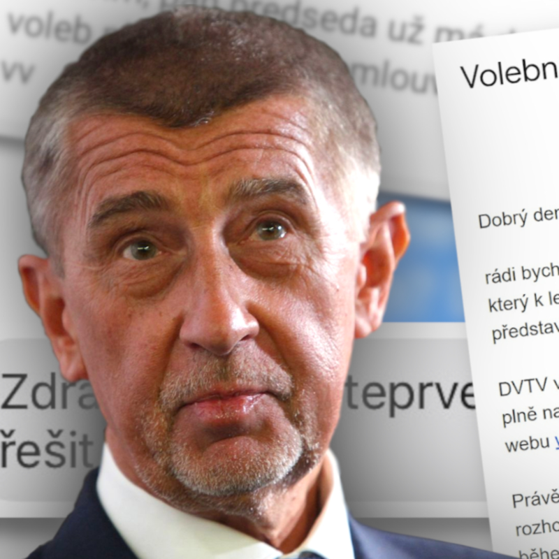 Obrázek epizody „Ještě máte zájem o pana Babiše?” Pohled za kulisy jednoho z předvolebních rozhovorů DVTV
