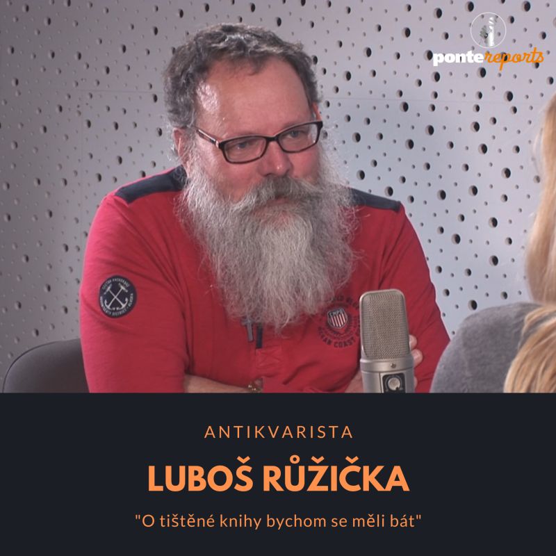 Obrázek epizody Luboš Růžička – antikvář: O tištěné knihy bychom se měli bát