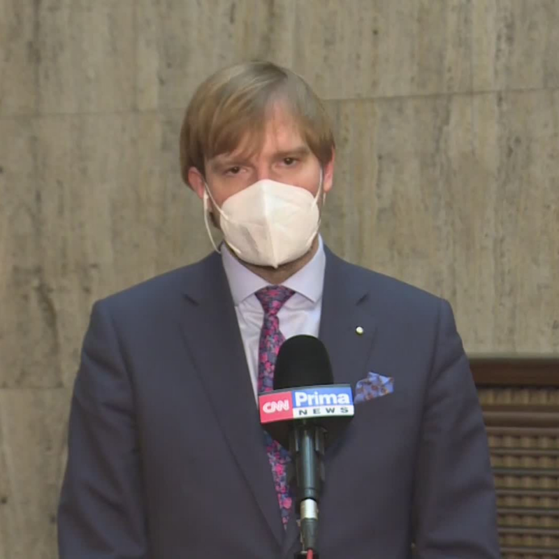 Obrázek epizody Ministr Vojtěch k vývoji epidemie (zdroj: CNN Prima NEWS)