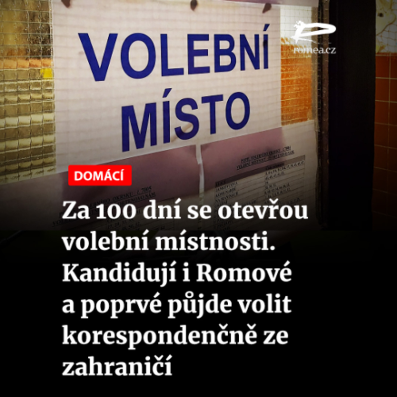 Obrázek epizody Čteme Romea.cz: Za 100 dní se otevřou volební místnosti. Kandidují i Romové a poprvé půjde volit korespondenčně ze zahraničí