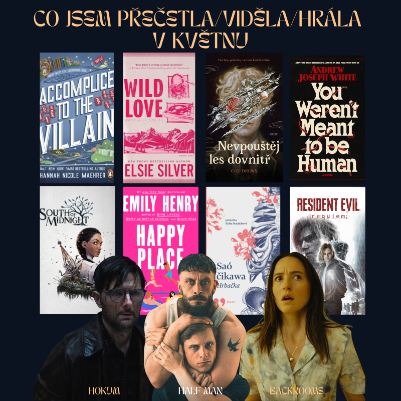 Obrázek epizody #16 Rekapitulace | Co jsem četla, viděla a hrála v květnu