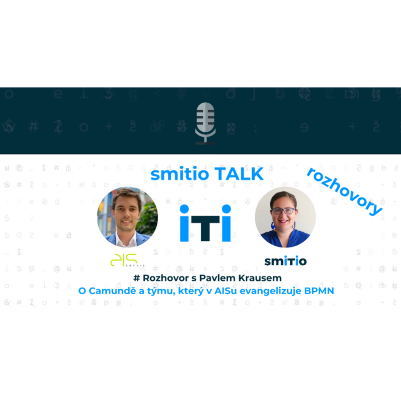 Obrázek epizody S Pavlem Krausem o Camundě a týmu, který v AISu evangelizuje BPMN