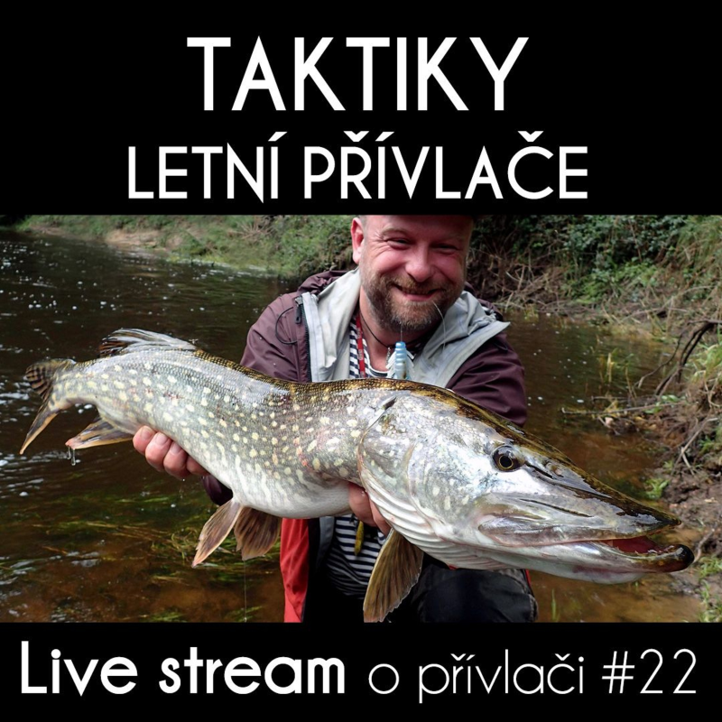 Obrázek epizody Přívlač live #22 - Aktuální letní strategie lovu