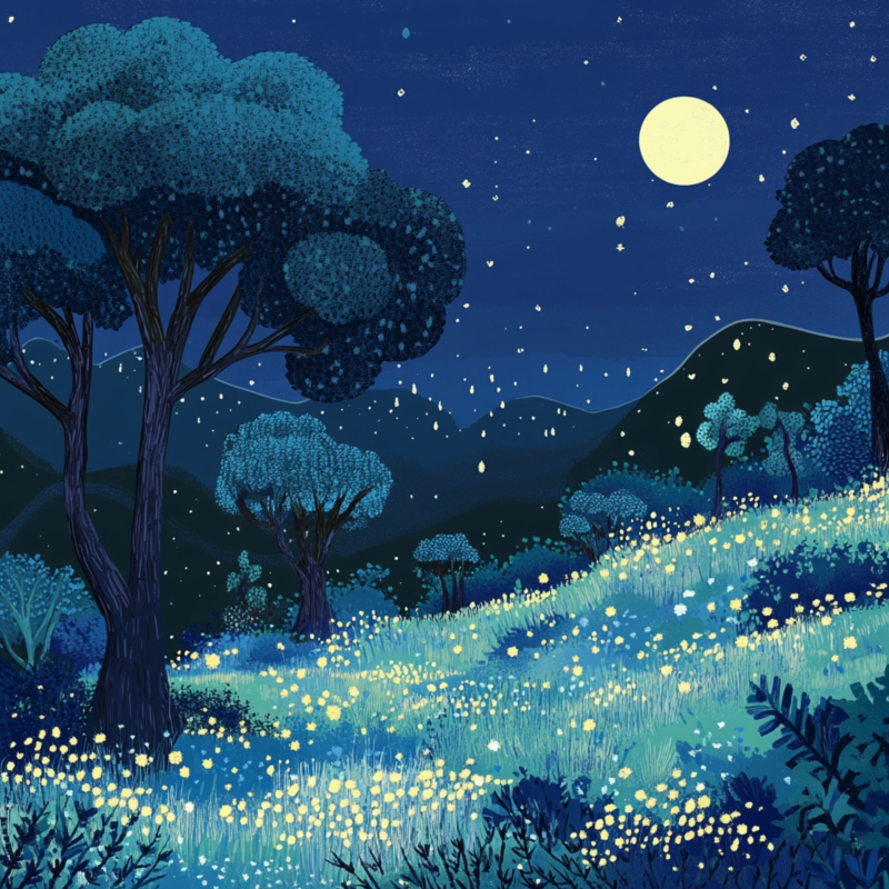 Obrázek epizody Midnight Meadow Breeze and Deep Sleep Tones