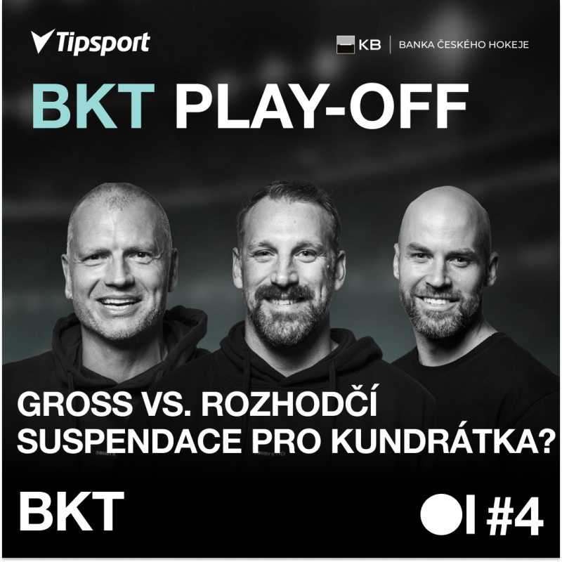 Obrázek epizody BKT PLAY-OFF #4 | Hraje Boleslav jako Třinec? Proč Moták mlátil do dveří a co zatím chybí Hradci?