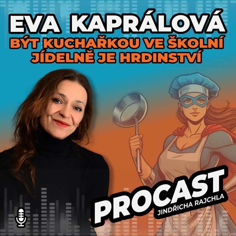 Obrázek epizody #16 - Eva Kaprálová: Být školní kuchařkou = hrdinství ❤️