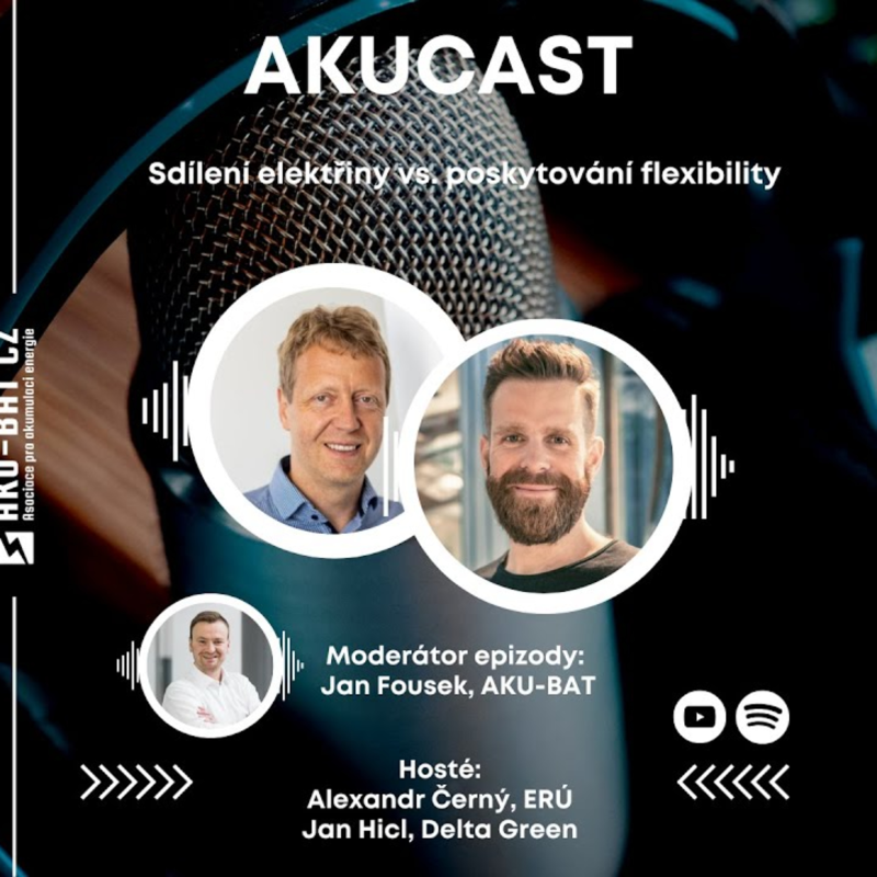 Obrázek epizody AKUCAST Sdílení elektřiny vs poskytování flexibility