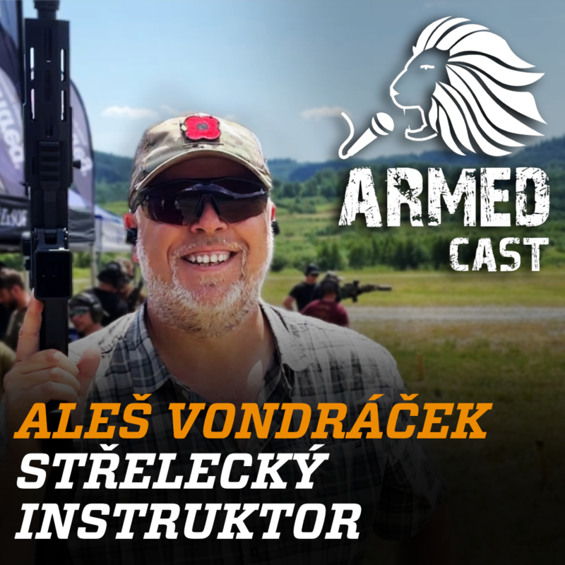 Obrázek epizody "U tréninku obranné střelby je zásadní naladění hlavy" | ARMEDCAST s instruktorem Alešem Vondráčkem