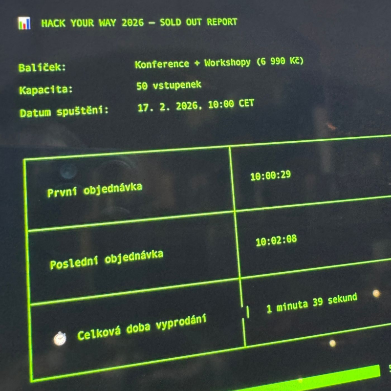 Obrázek epizody Vyprodáno za 1 minutu a 39 sekund. Jak s tím pomáhá vibe coding?