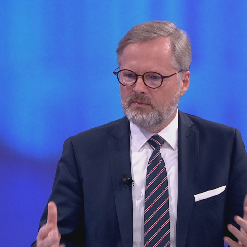 Obrázek epizody Co na to premiér: Přál jsem si prezidenta bez komunistické minulosti, řekl Fiala. Pavla pochválil