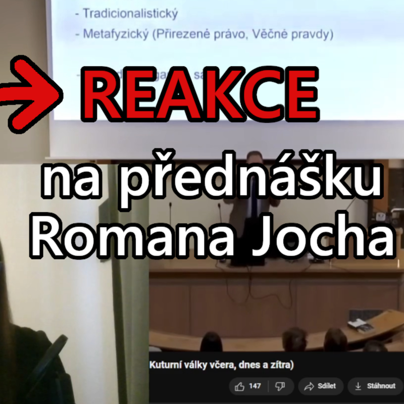 Obrázek epizody Reakce na přednášku Romana Jocha o konzervatismu a progresivismu