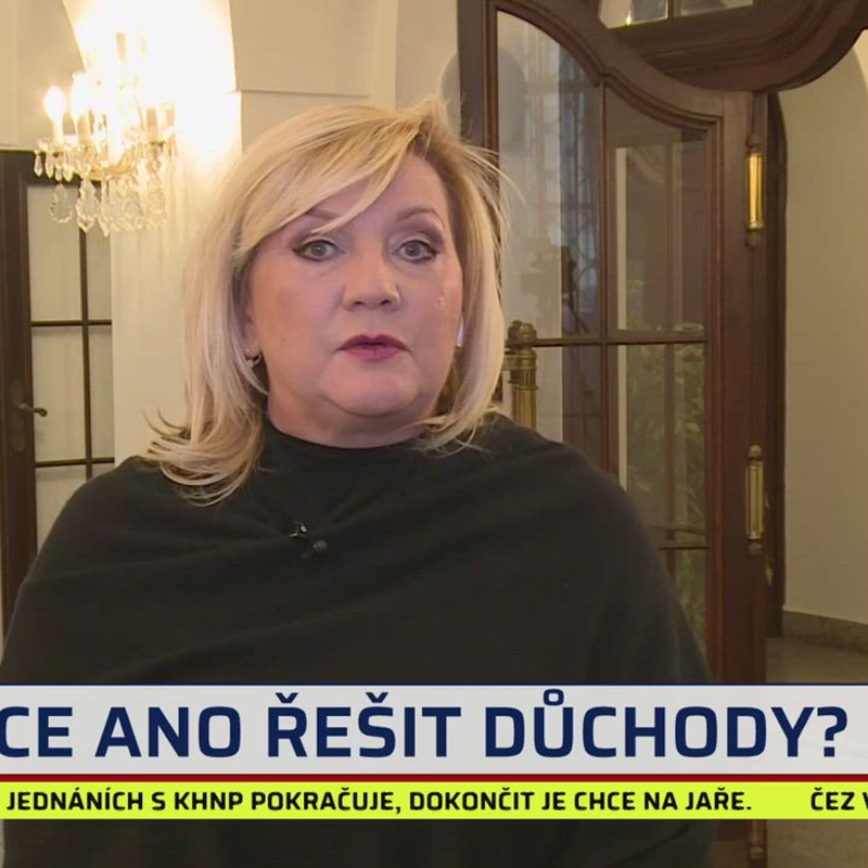 Obrázek epizody Schillerová ostře k vládě: Ohledně penzí udělali politický handl, teď předpovídají nemožné