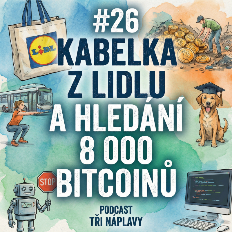 Obrázek epizody #26 Kabelka z Lidlu a hledání 8 000 bitcoinů