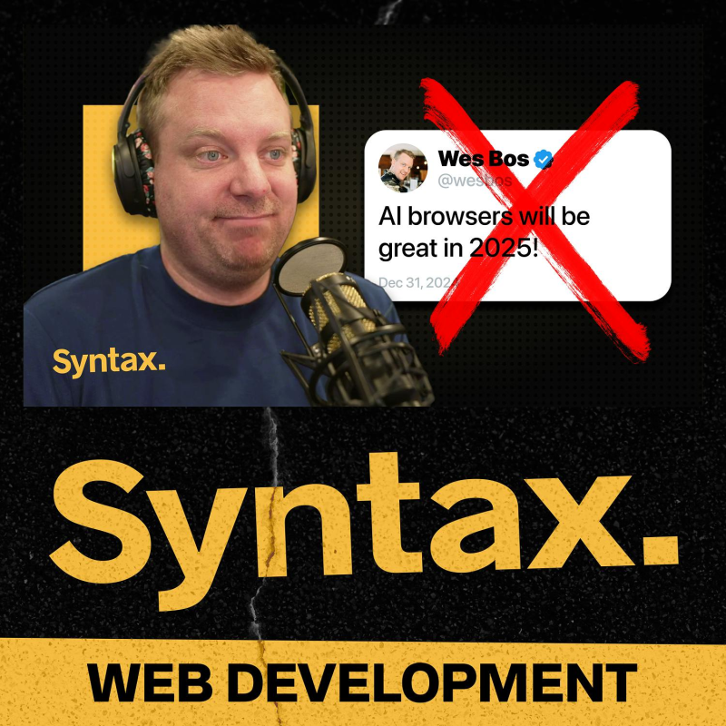 Obrázek epizody 966: A Look Back at Web Dev in 2025