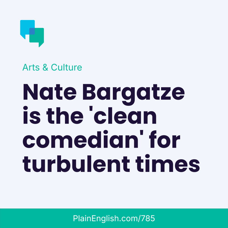 Obrázek epizody Nate Bargatze’s clean brand of comedy
