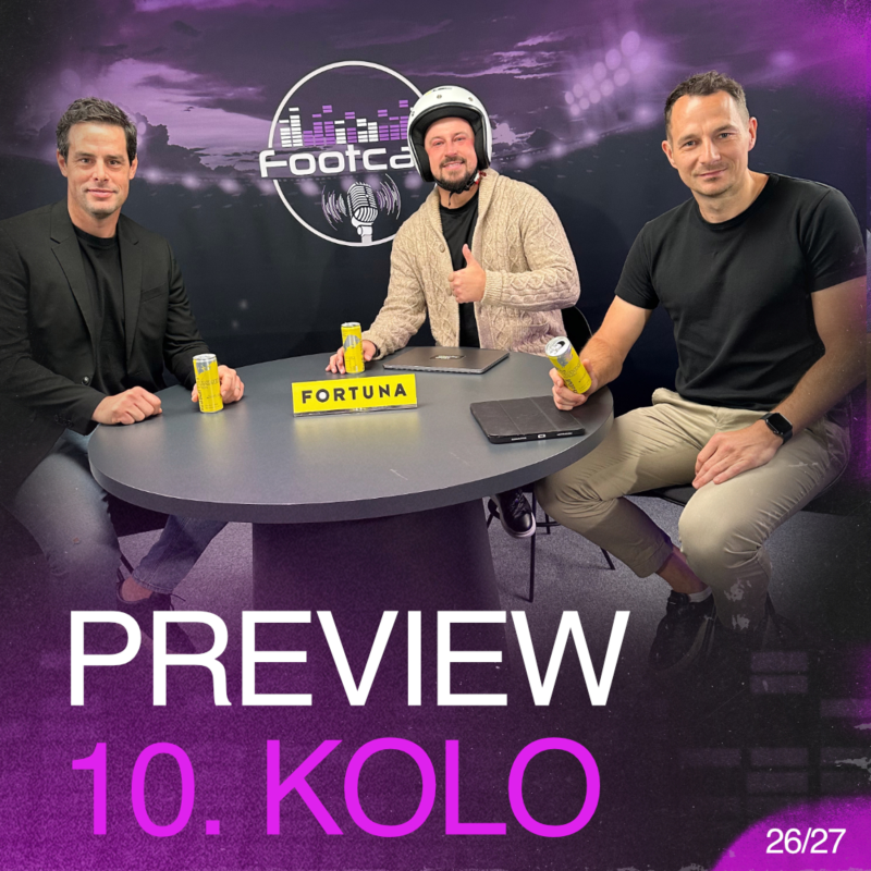 Obrázek epizody Zrádné kolo po Repre. Slavia proti neoblíbenému Zlínu,Sparta bez Karabce | FOOTCAST PREVIEW 10. KOLO