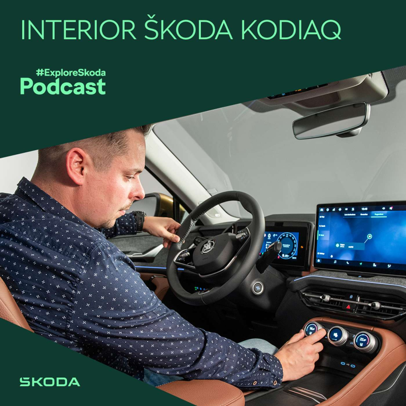 Obrázek epizody #ExploreSkoda Podcast: Designéři do detailu popisují interiér nové Škody Kodiaq