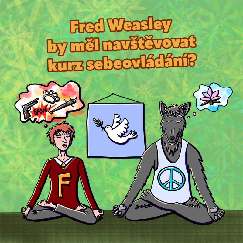 Obrázek epizody Fred Weasley by měl navštěvovat kurz sebeovládání? (S3E15-2)