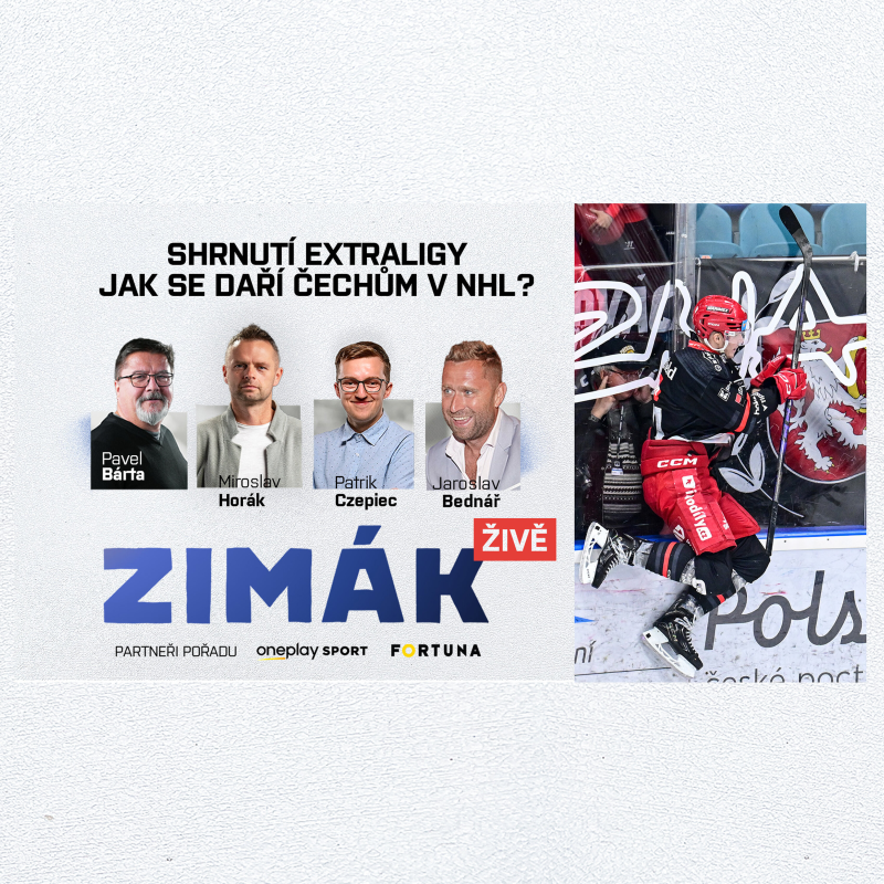 Obrázek epizody Zimák ŽIVĚ | Nedvěd u Sparty nebude čekat, než hráče posadí. Totální krize Litvínova