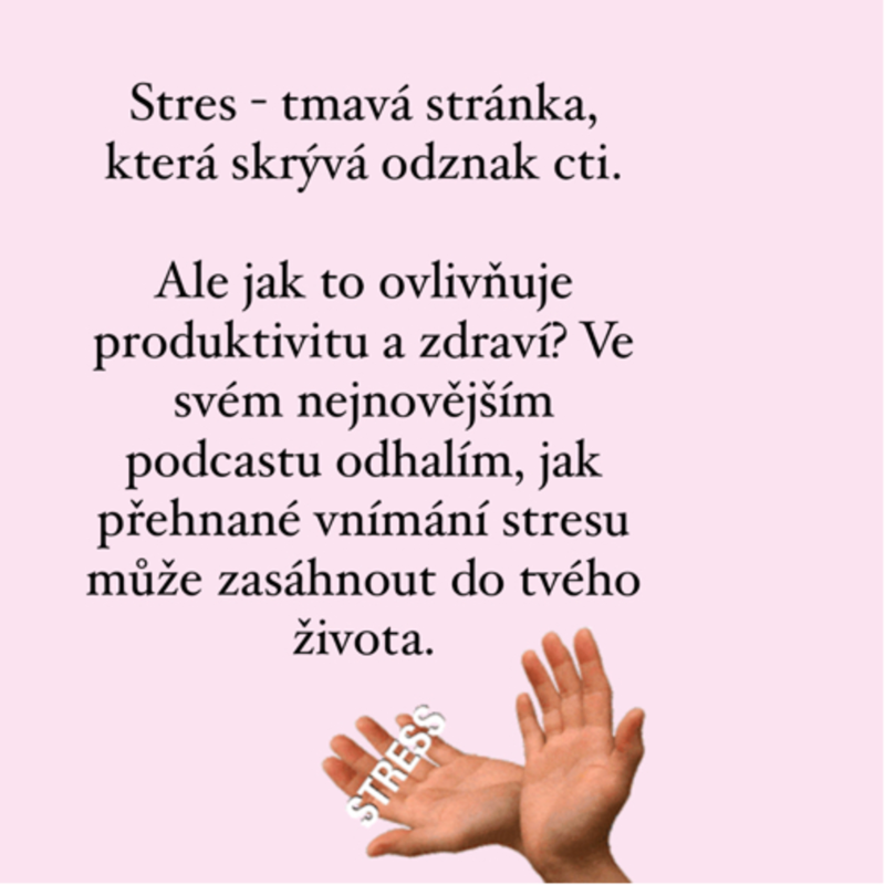 Obrázek epizody Stres jako odznak cti: Jak přehnané vnímání stresu ovlivňuje vaši produktivitu a zdraví