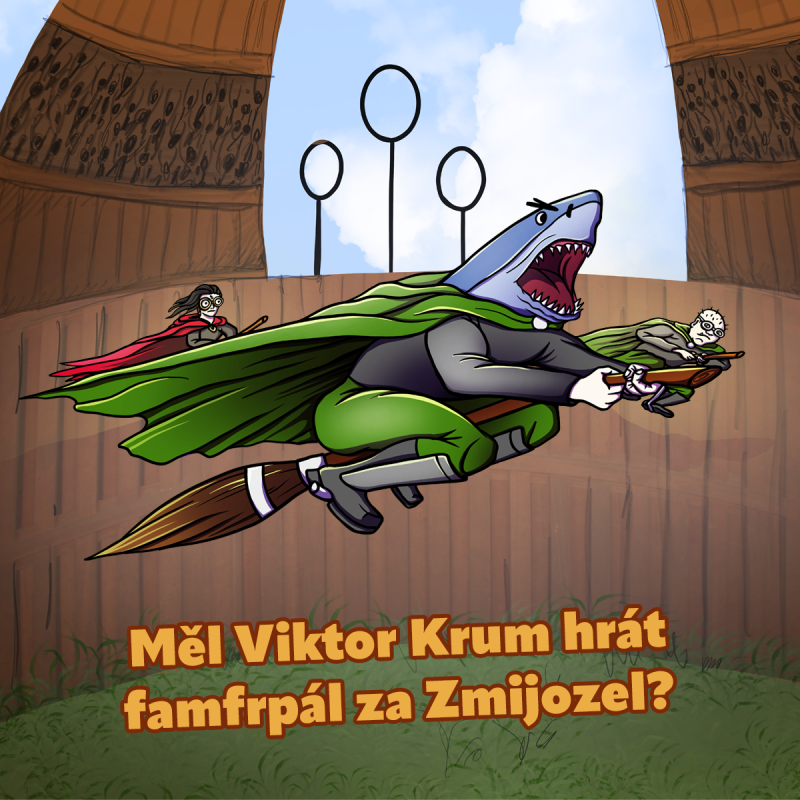 Obrázek epizody Měl Viktor Krum hrát famfrpál za Zmijozel? (S4E12-2)