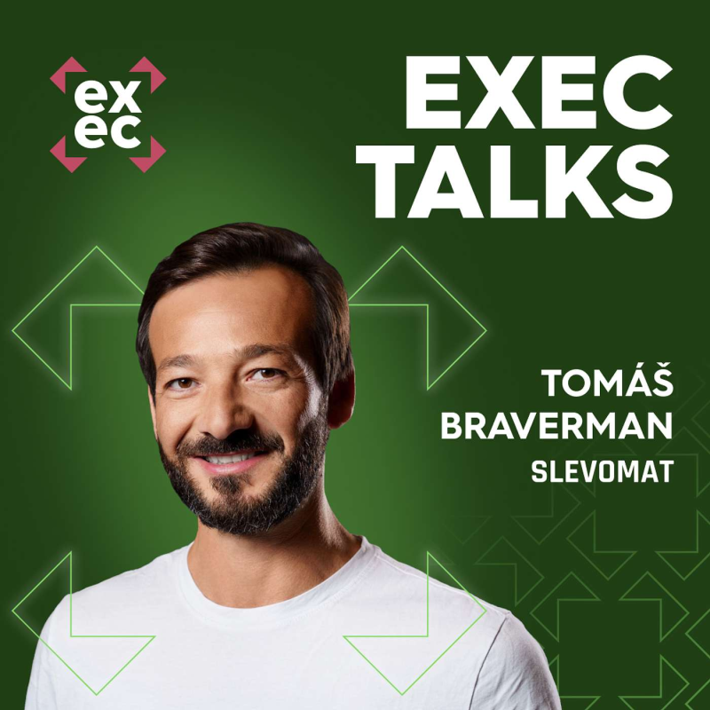 Obrázek epizody #42 exec talks: Tomáš Braverman (CEO, Slevomat) – 9 měsíců v čele firmy, 5 miliard, 3 značky a 1 nová strategie