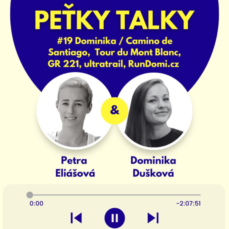 Obrázek epizody #19 Dominika / Camino de Santiago, Tour du Mont Blanc, GR 221, ultratrail, RunDomi.cz