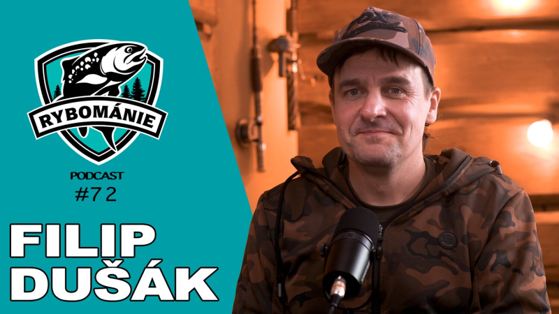 Obrázek epizody Rybářský instruktor, nebo třeba organizátor Českého sumce Filip Dušák v podcastu RYBOMÁNIE #72