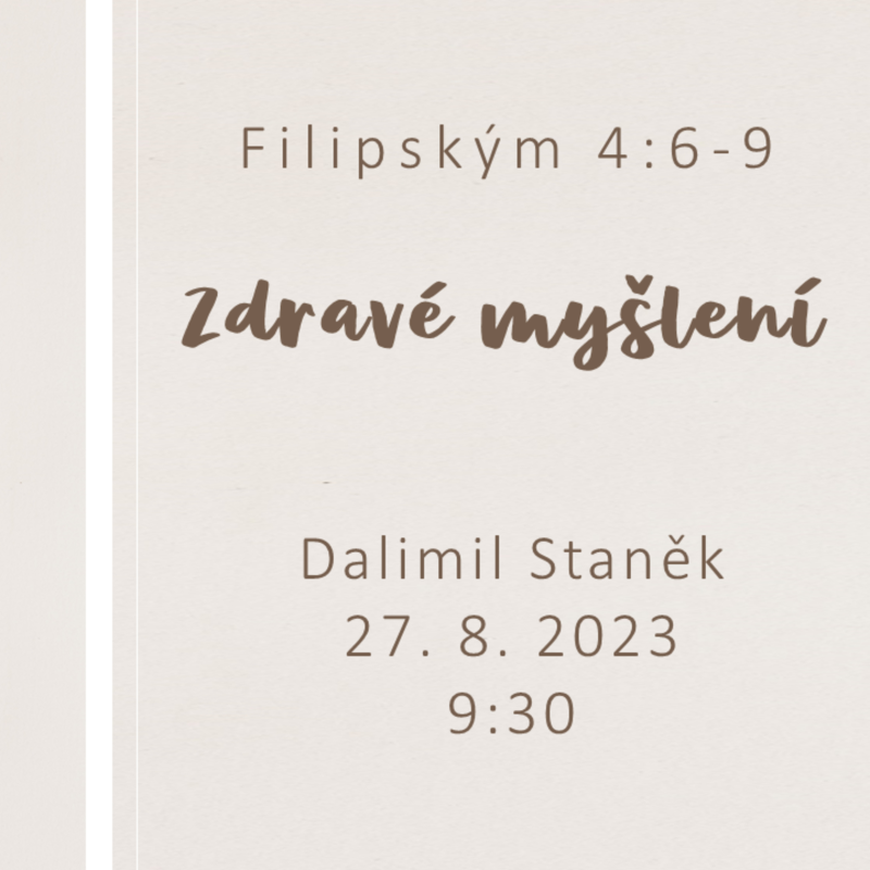 Obrázek epizody Zdravé myšlení (víra je vidět)