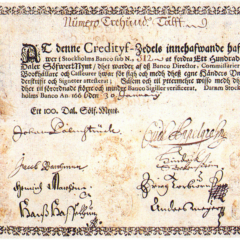 Obrázek epizody 16. července: Den, kdy byla v Evropě vydaná první bankovka