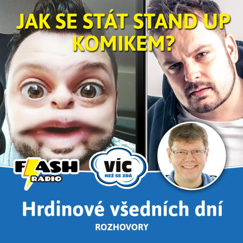Obrázek epizody Podcast #18: Jak se stát stand-up komikem? Cesta k pozornosti diváka. Standa Pé (rozhovor).