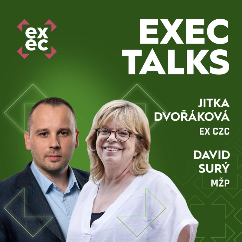 Obrázek epizody #54 exec talks: Jitka Dvořáková (ex CZC) a David Surý (Ministerstvo životního prostředí) – Čínská e-commerce v českém ringu: zápas bez pravidel?
