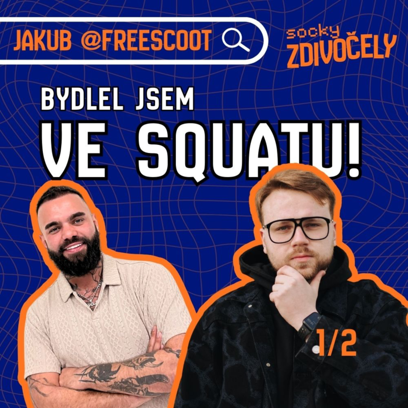 Obrázek epizody "Balancoval jsem nad životem a smrtí 💀" ⁨Freescoot velmi otevřeně! | Socky zdivočely #27