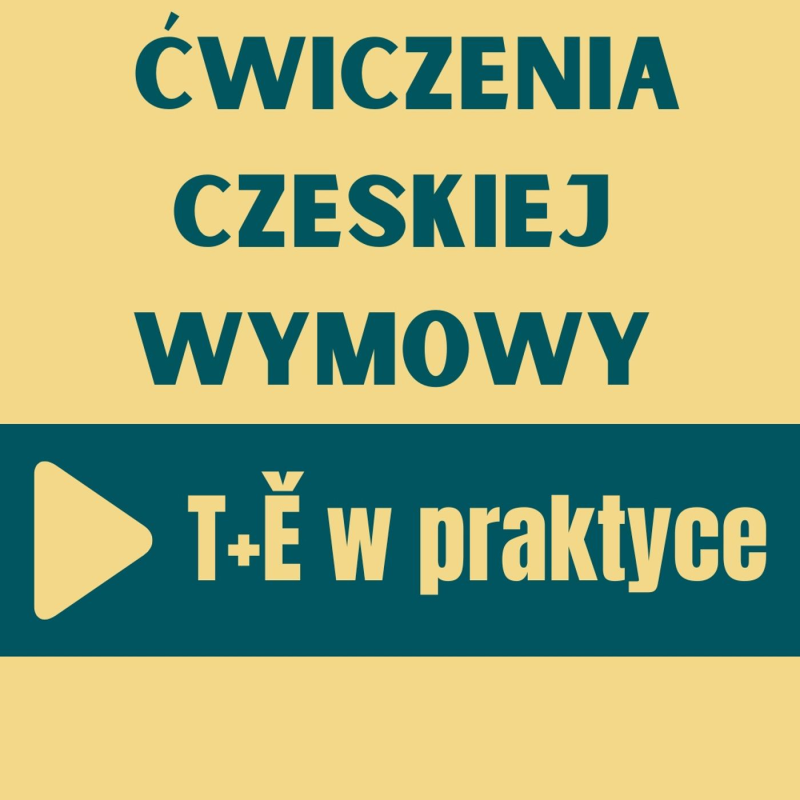 Obrázek epizody 117: T+Ě w praktyce - ćwiczenia czeskiej wymowy