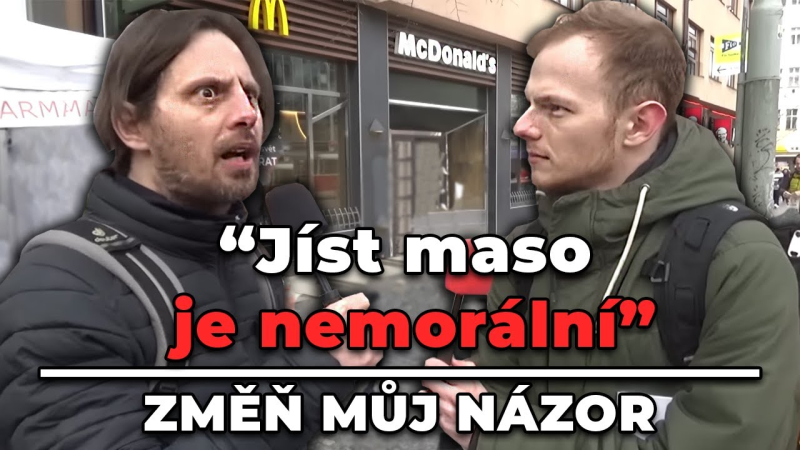 Obrázek epizody Debata s lidmi na VEGANSKÉ demonstraci