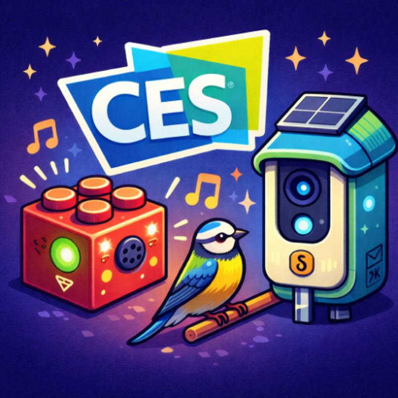 Obrázek epizody Chytré krmítko s AI nebo chytrá Lego kostka? Nejen to přinesl CES