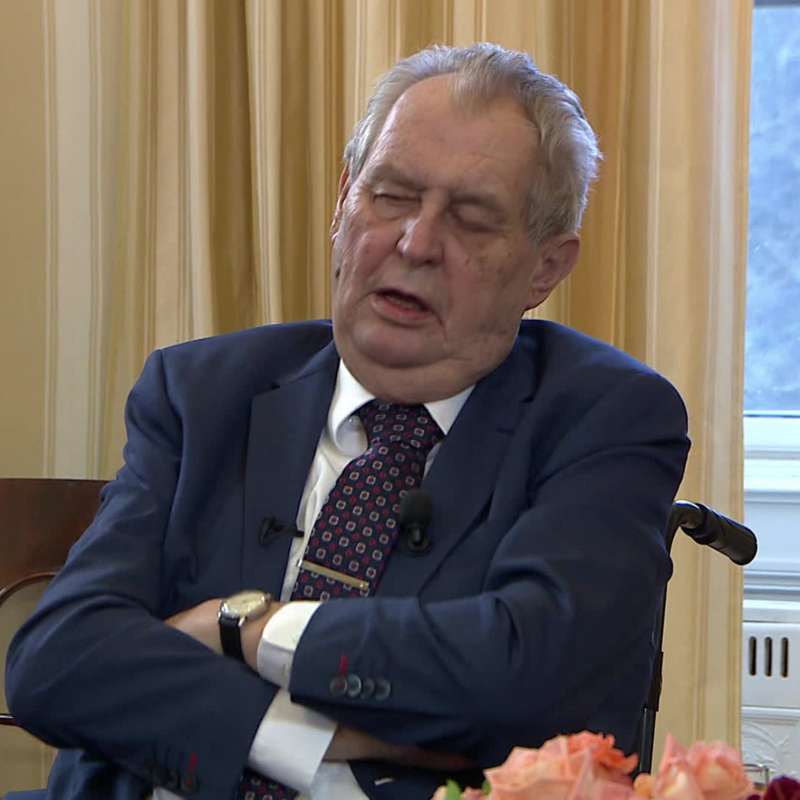 Obrázek epizody PARTIE Terezie Tománkové 25.4.2021 - Exkluzivní rozhovor s prezidentem republiky Milošem Zemanem o kauze Vrbětice