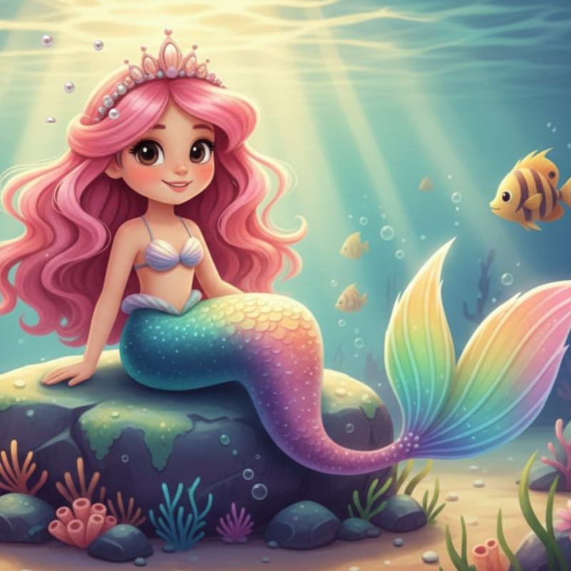 Obrázek epizody Mořská panna Mia a ztracená obálka 🧜‍♀️ | Audiopohádka o smutku v přátelství + relaxace pro klidné usínání 🌊