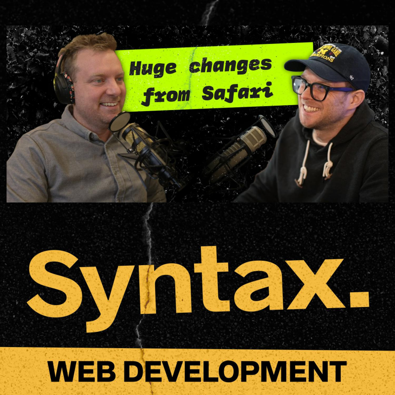 Obrázek epizody 733: Egress, scraping, Safari EU changes, is SetInterval worth it?