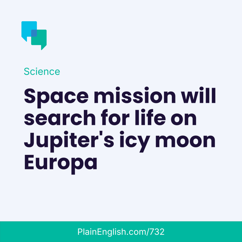 Obrázek epizody Searching for life on one of Jupiter's moons