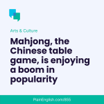 Obrázek epizody The growing popularity of mahjong