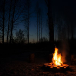 Obrázek epizody Twilight at a Campsite: Campfire and Forest Sounds