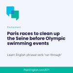 Obrázek epizody Paris's Olympic dream: swimming in the Seine (Run through)