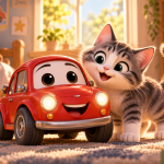 Obrázek epizody 🚗 AUTÍČKO MATĚJ A MEGASKOK ✨Pohádka na dobrou noc pro děti | Kouzelná klidná audio pohádka na přání o autíčku a kočičce
