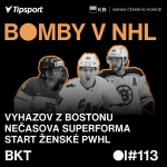 Obrázek epizody BOMBY V NHL #113 | Vyhazov v Bostonu, Nečasova superforma a start ženské PWHL